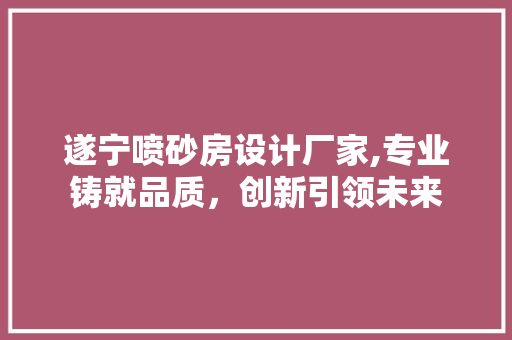 遂宁喷砂房设计厂家,专业铸就品质，创新引领未来