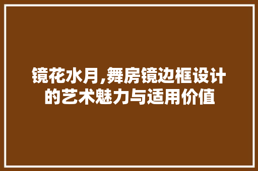镜花水月,舞房镜边框设计的艺术魅力与适用价值