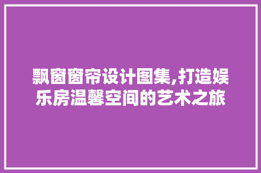 飘窗窗帘设计图集,打造娱乐房温馨空间的艺术之旅