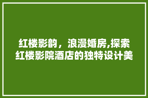 红楼影韵，浪漫婚房,探索红楼影院酒店的独特设计美学