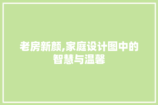 老房新颜,家庭设计图中的智慧与温馨