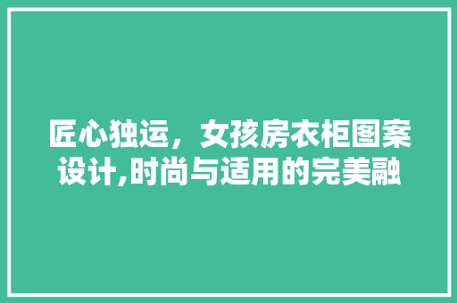 匠心独运，女孩房衣柜图案设计,时尚与适用的完美融合