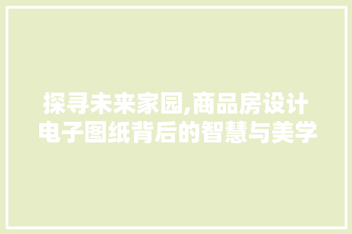 探寻未来家园,商品房设计电子图纸背后的智慧与美学