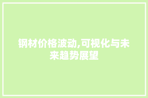 钢材价格波动,可视化与未来趋势展望